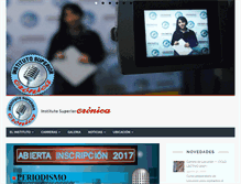 Tablet Screenshot of periodismo.edu.ar